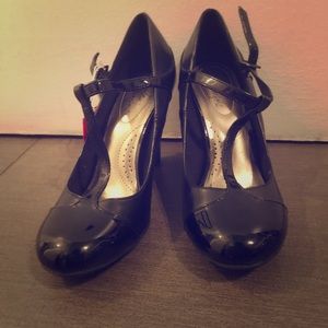 Vintage black high heels